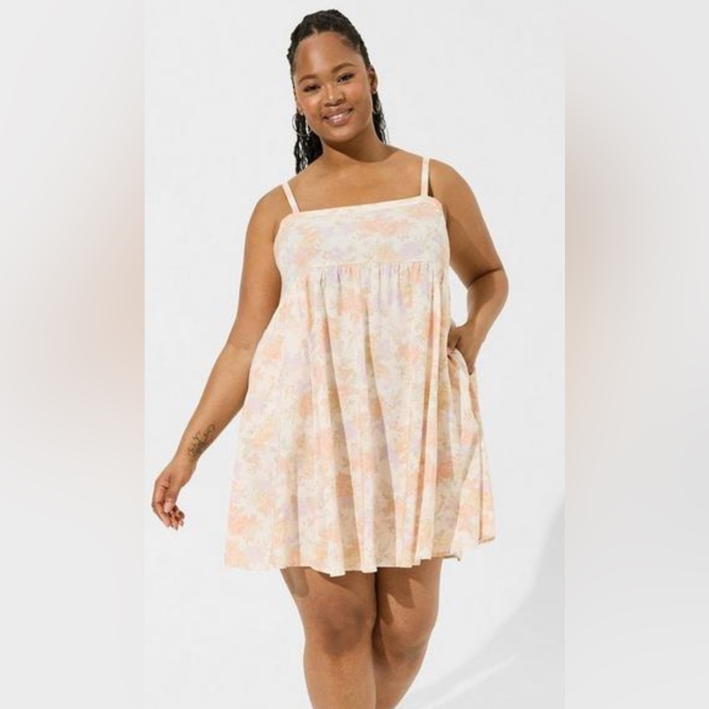 Torrid Mini Challis Swing Dress - NWOT